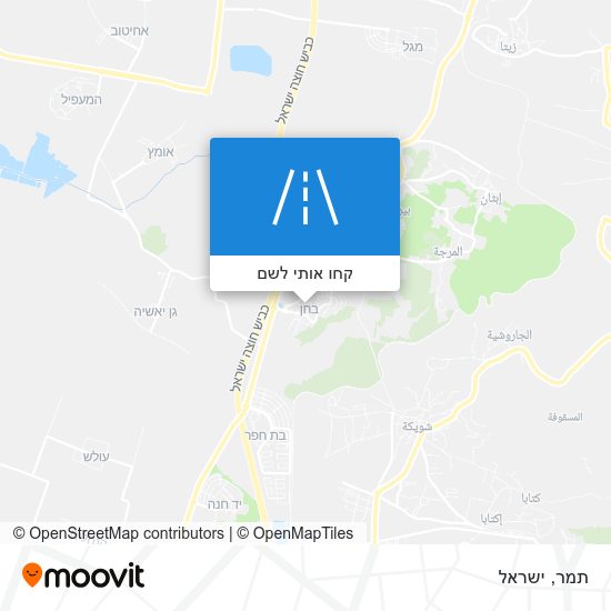 מפת תמר