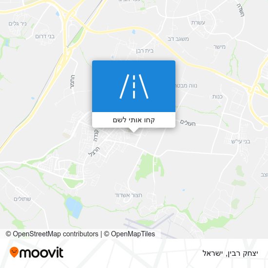 מפת יצחק רבין