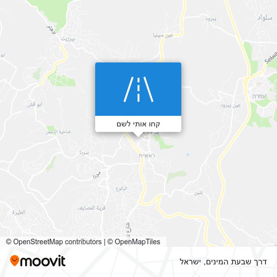 מפת דרך שבעת המינים