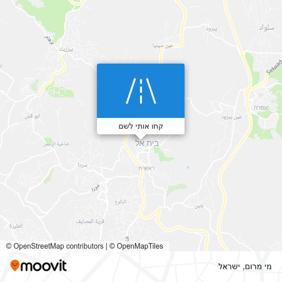 מפת מי מרום