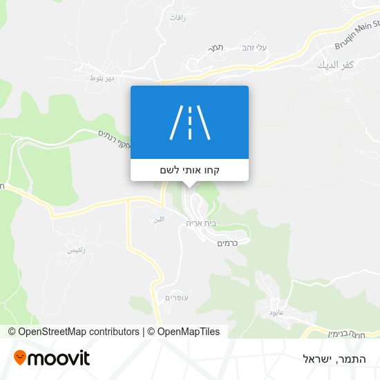 מפת התמר