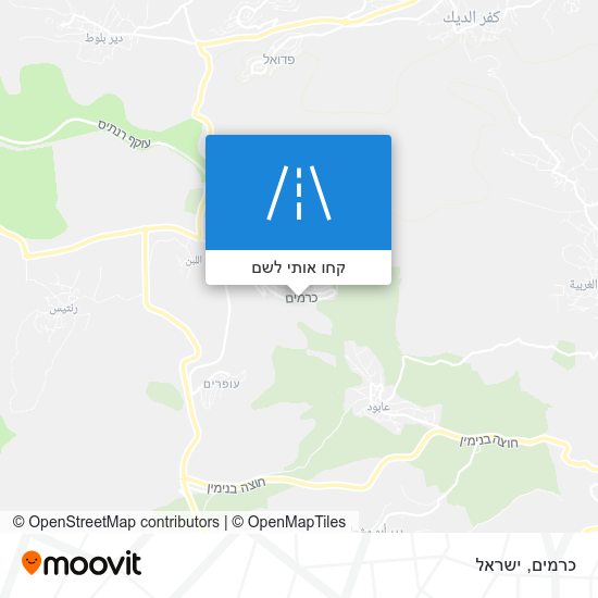 מפת כרמים