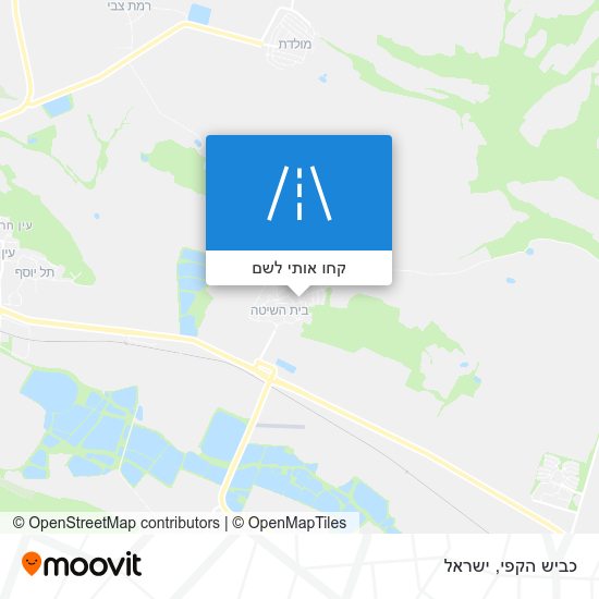 מפת כביש הקפי