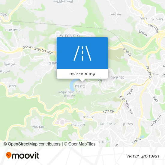מפת האפרסק