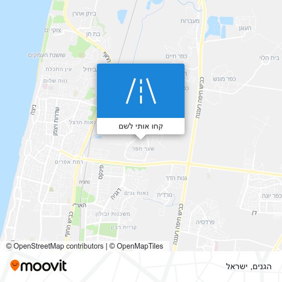 מפת הגנים