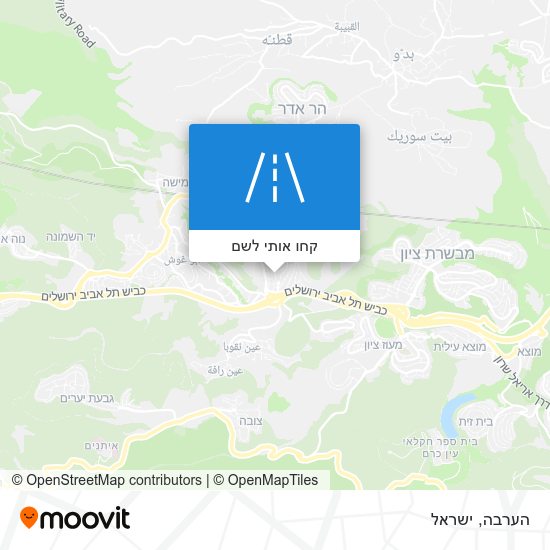 מפת הערבה