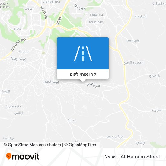 מפת Al-Hatoum Street