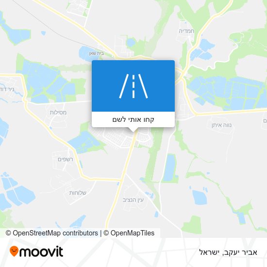 מפת אביר יעקב