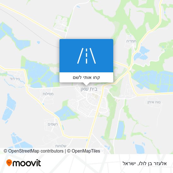 מפת אלעזר בן לולו