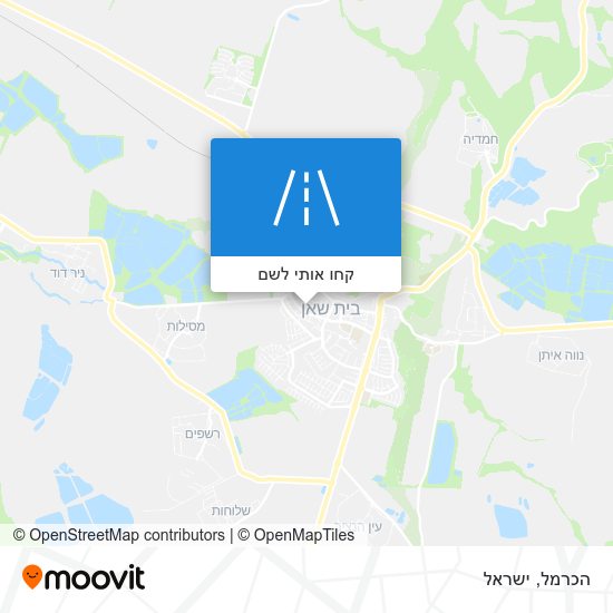 מפת הכרמל