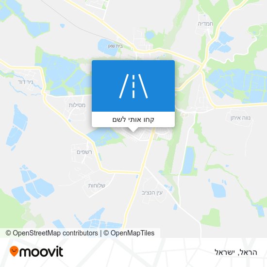 מפת הראל