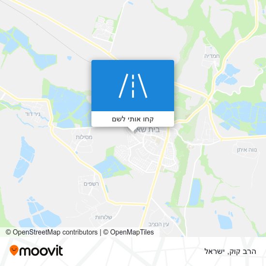 מפת הרב קוק