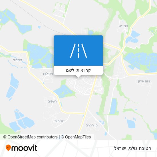 מפת חטיבת גולני