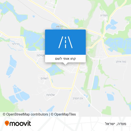 מפת מצדה