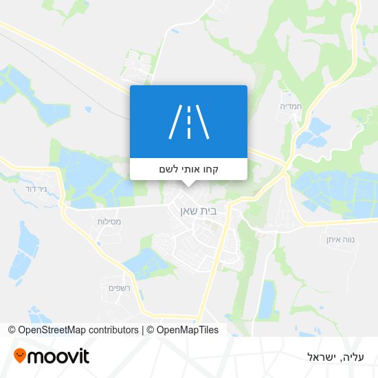 מפת עליה
