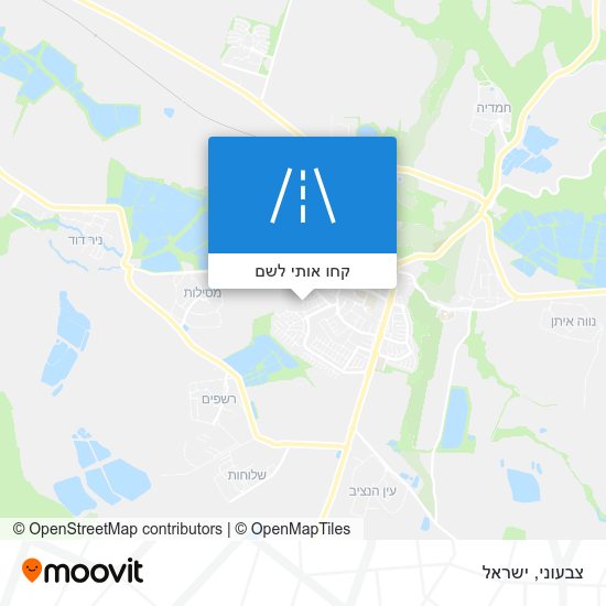 מפת צבעוני
