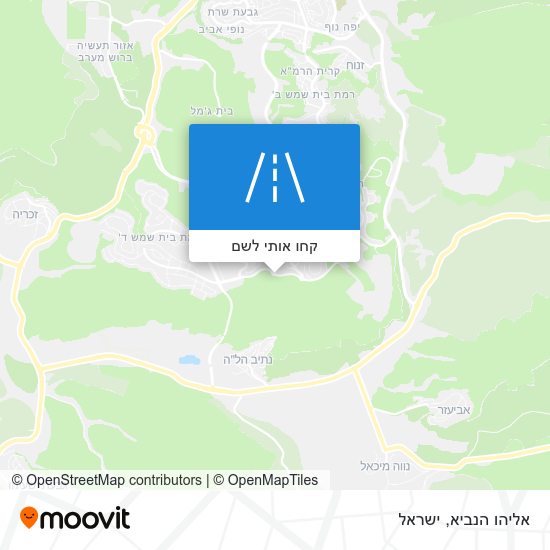 מפת אליהו הנביא