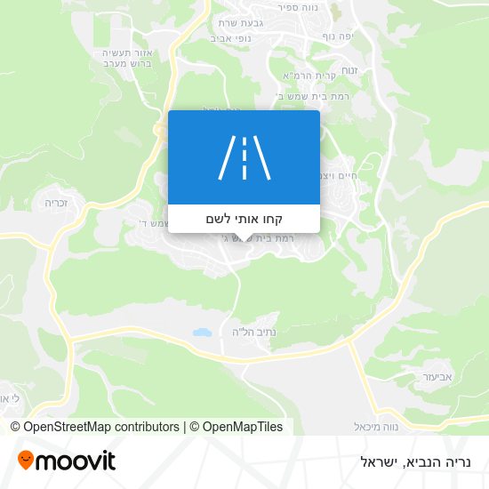 מפת נריה הנביא