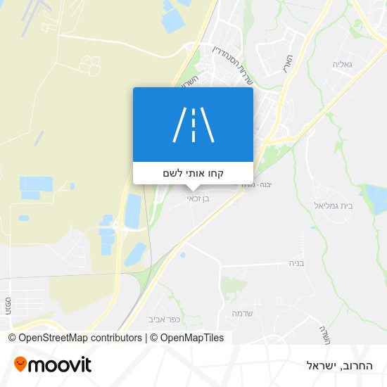 מפת החרוב