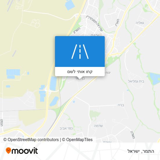 מפת התמר