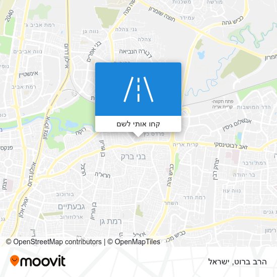 מפת הרב ברוט