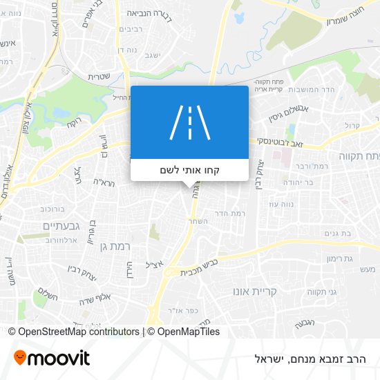 מפת הרב זמבא מנחם