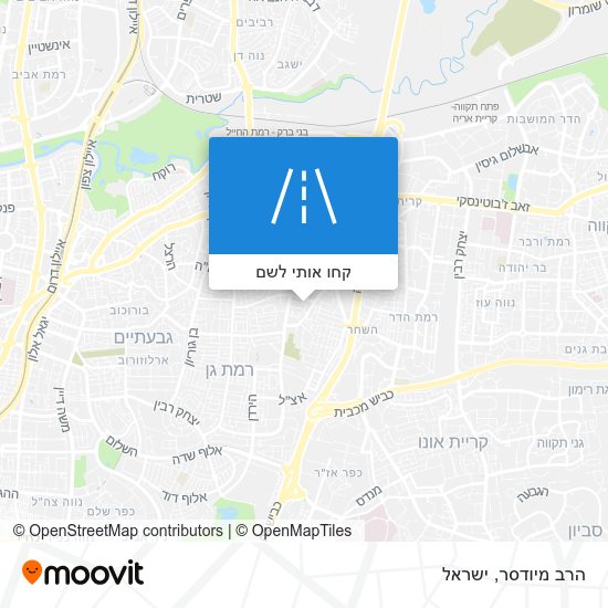 מפת הרב מיודסר