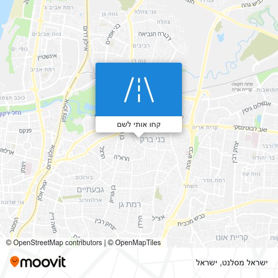 מפת ישראל מסלנט