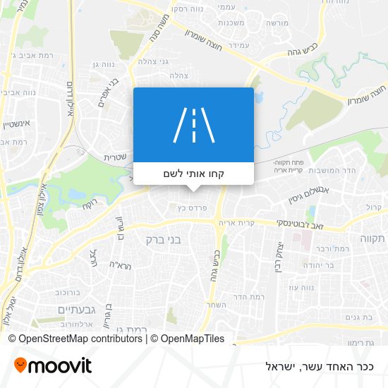 מפת ככר האחד עשר