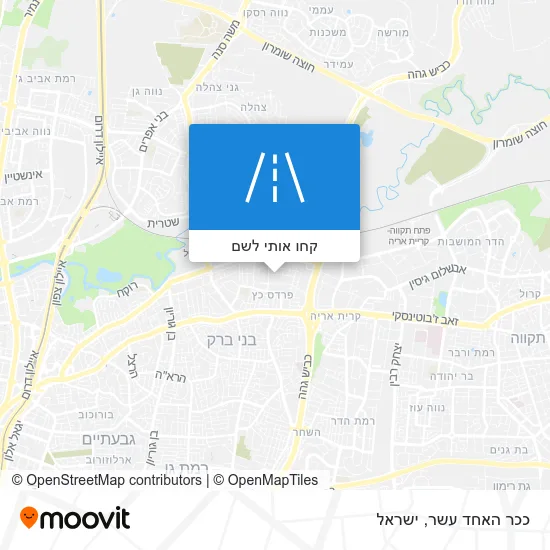 מפת ככר האחד עשר