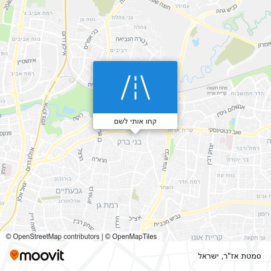 מפת סמטת אז"ר