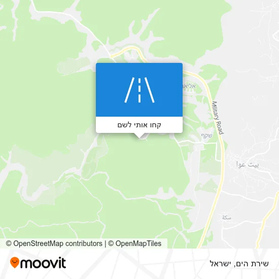 מפת שירת הים
