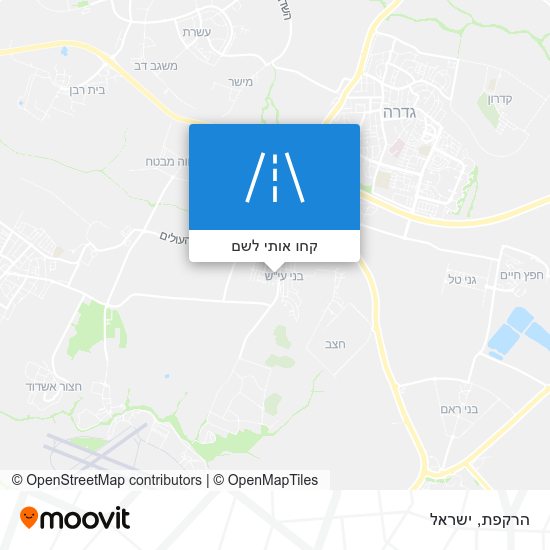 מפת הרקפת