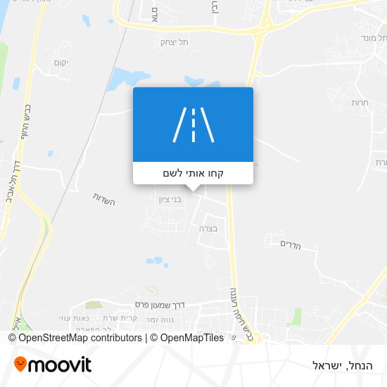 מפת הנחל