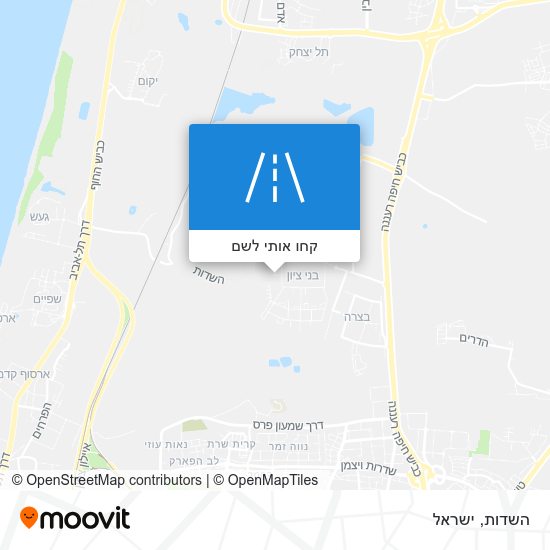 מפת השדות