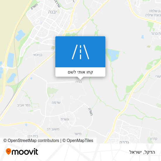 מפת הדקל
