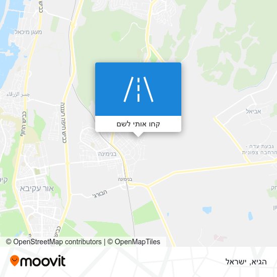 מפת הגיא
