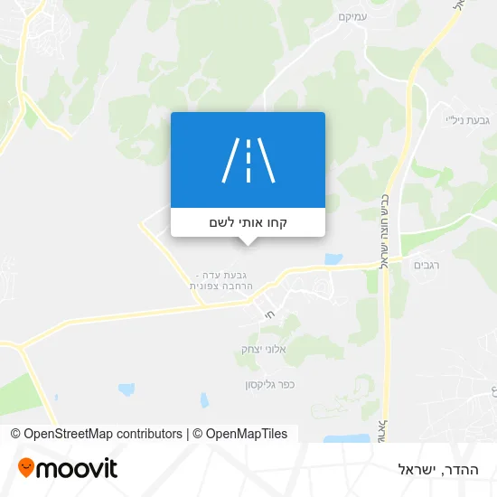 מפת ההדר
