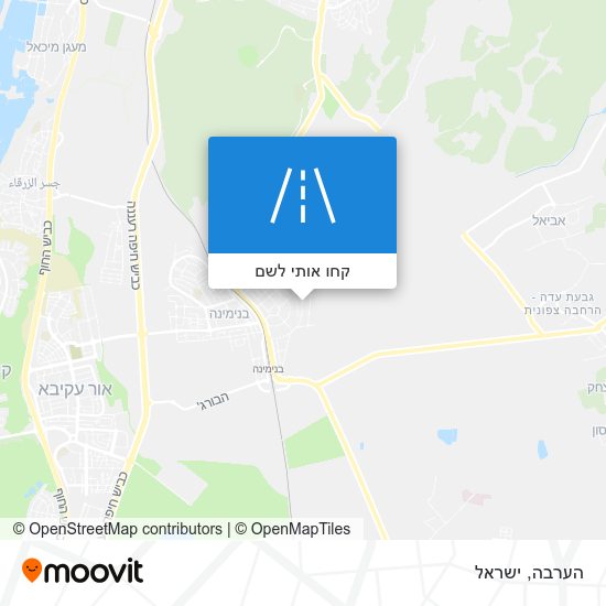 מפת הערבה