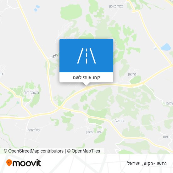 מפת נחשון-בקוע