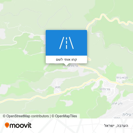 מפת הערבה