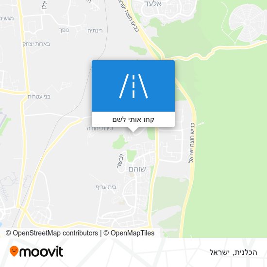 מפת הכלנית