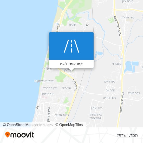 מפת תמר