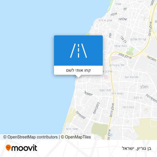 מפת בן גוריון