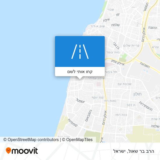 מפת הרב בר שאול