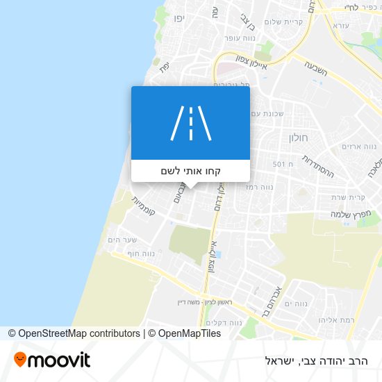 מפת הרב יהודה צבי