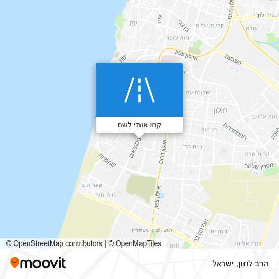 מפת הרב לוזון