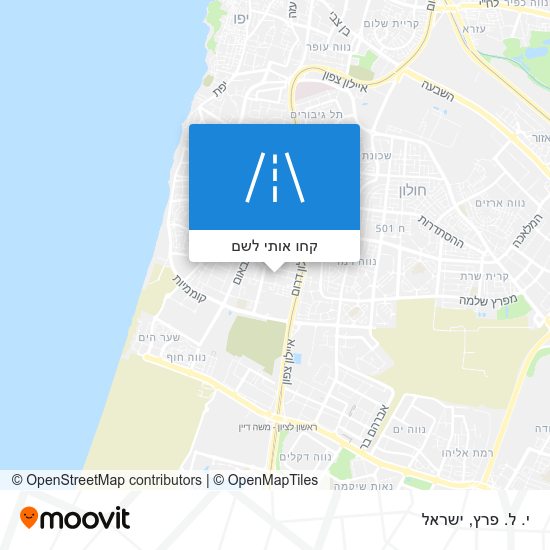 מפת י. ל. פרץ