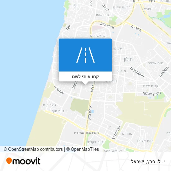 מפת י. ל. פרץ