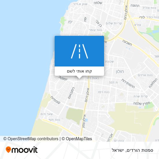 מפת סמטת הורדים